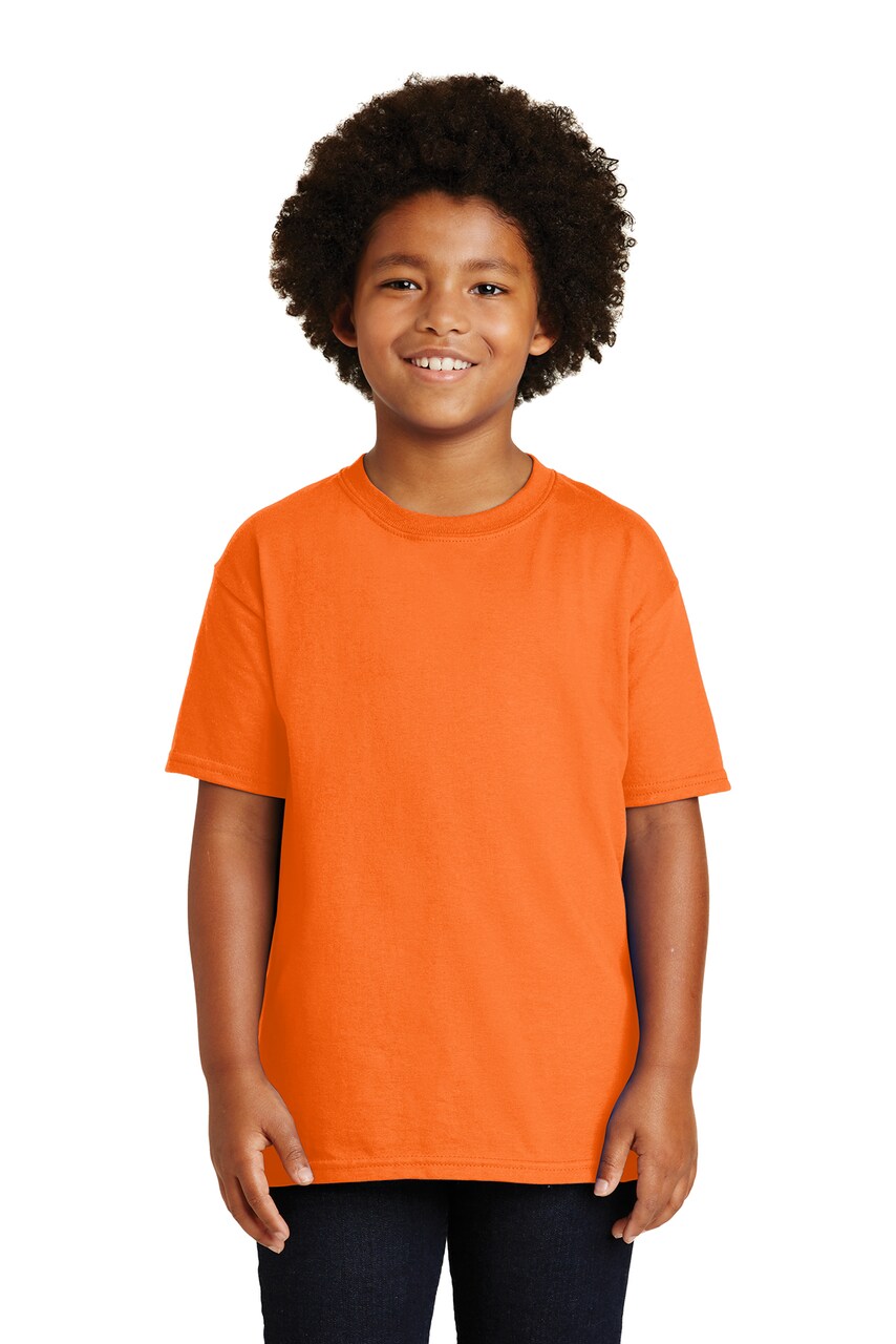 Gildan Youth Ultra Cotton Crewneck Short Sleeve T-Shirt for School Uniforms & Events Cotton Tee